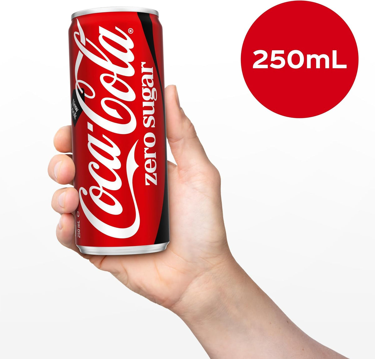 Coca-Cola Zero Sugar Soft Drink Multipack Mini Cans 6 x 250mL