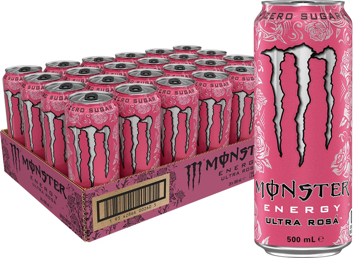 Monster Energy Drink Ultra Rosa 24 x 500ml