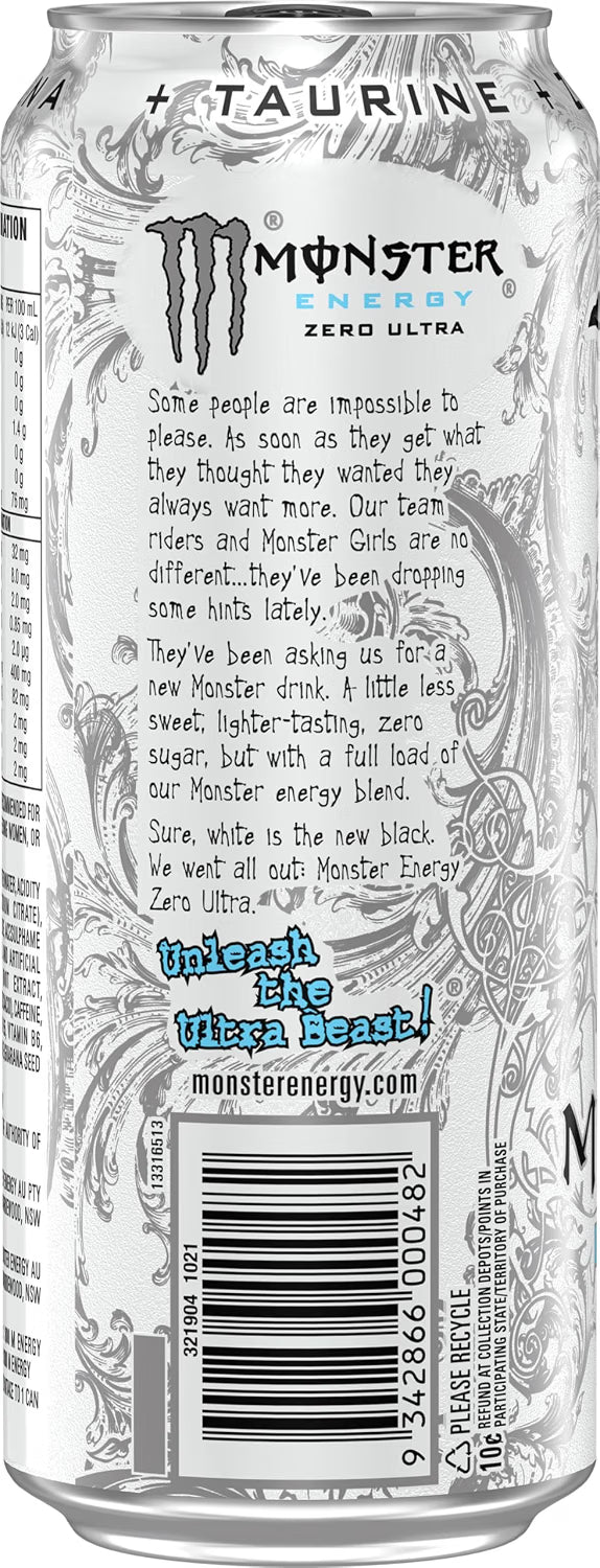Monster Energy Drink Zero Ultra 24 x 500ml