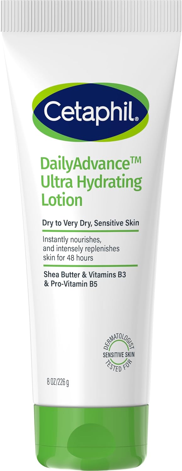 Cetaphil Daily Advance Ultra Hydrating Lotion 226g, for Face & Body