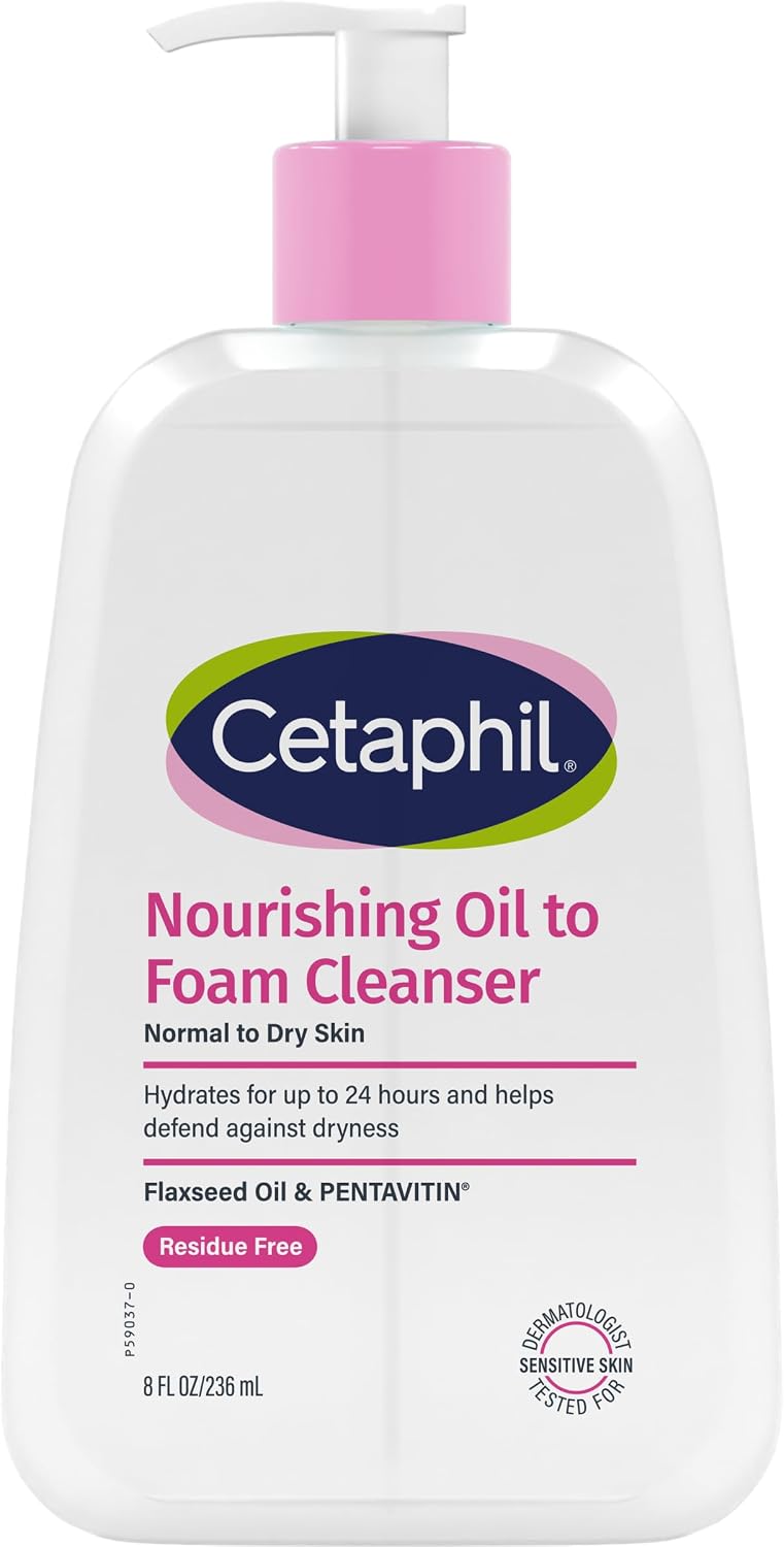 Cetaphil Nourishing Oil to Foam Cleanser 236mL
