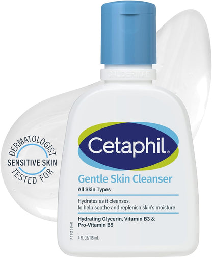 Cetaphil Gentle Skin Cleanser 118mL, for Face & Body