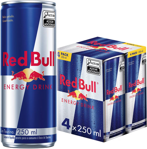 Red Bull Energy Drink Cans 250 ml (Pack of 4)