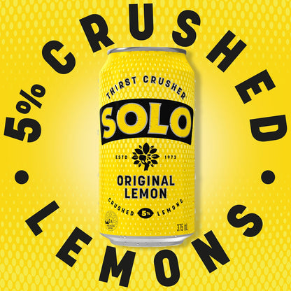 Solo Lemon Soft Drink, 30 x 375ml