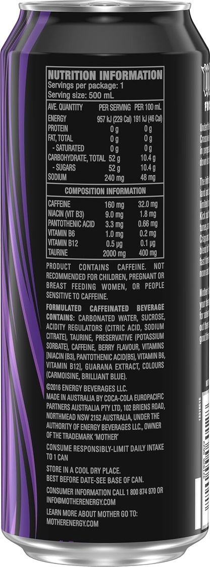 Mother Energy Drink Frosty Berry 24 x 500ml