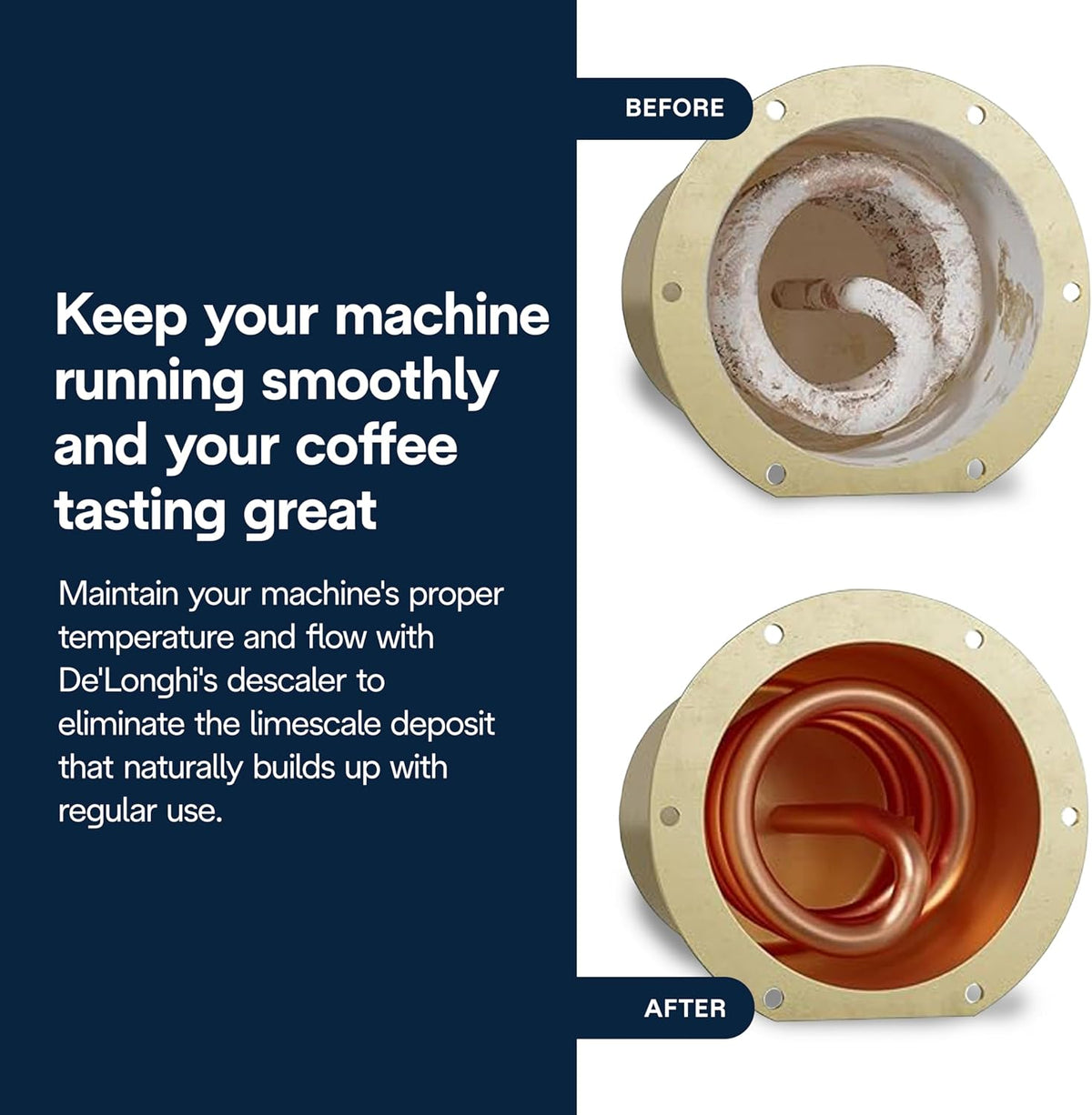 De'Longhi | EcoDecalk | DLSC500 | Natural Descaler For Coffee Machines | 500ML Pack