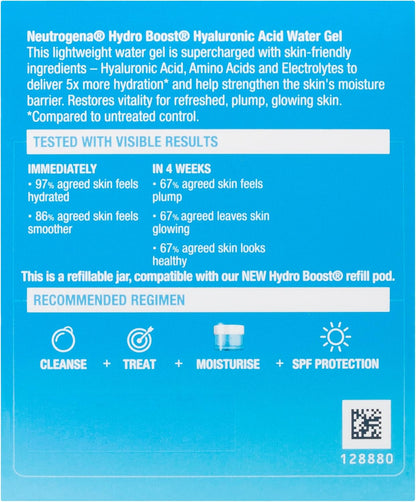 Neutrogena Hydro Boost Hyaluronic Acid Water Gel Face Moisturiser 50g