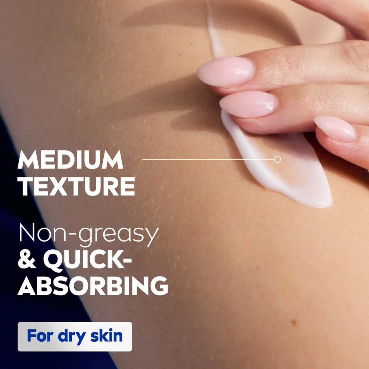 NIVEA Irresistibly Smooth Body Lotion 400ml | With Shea Butter & Deep Moisture Serum | 72-Hour Melt-In Moisture | Smoothing Moisturiser for Dry Skin | Fast-Absorbing Formula
