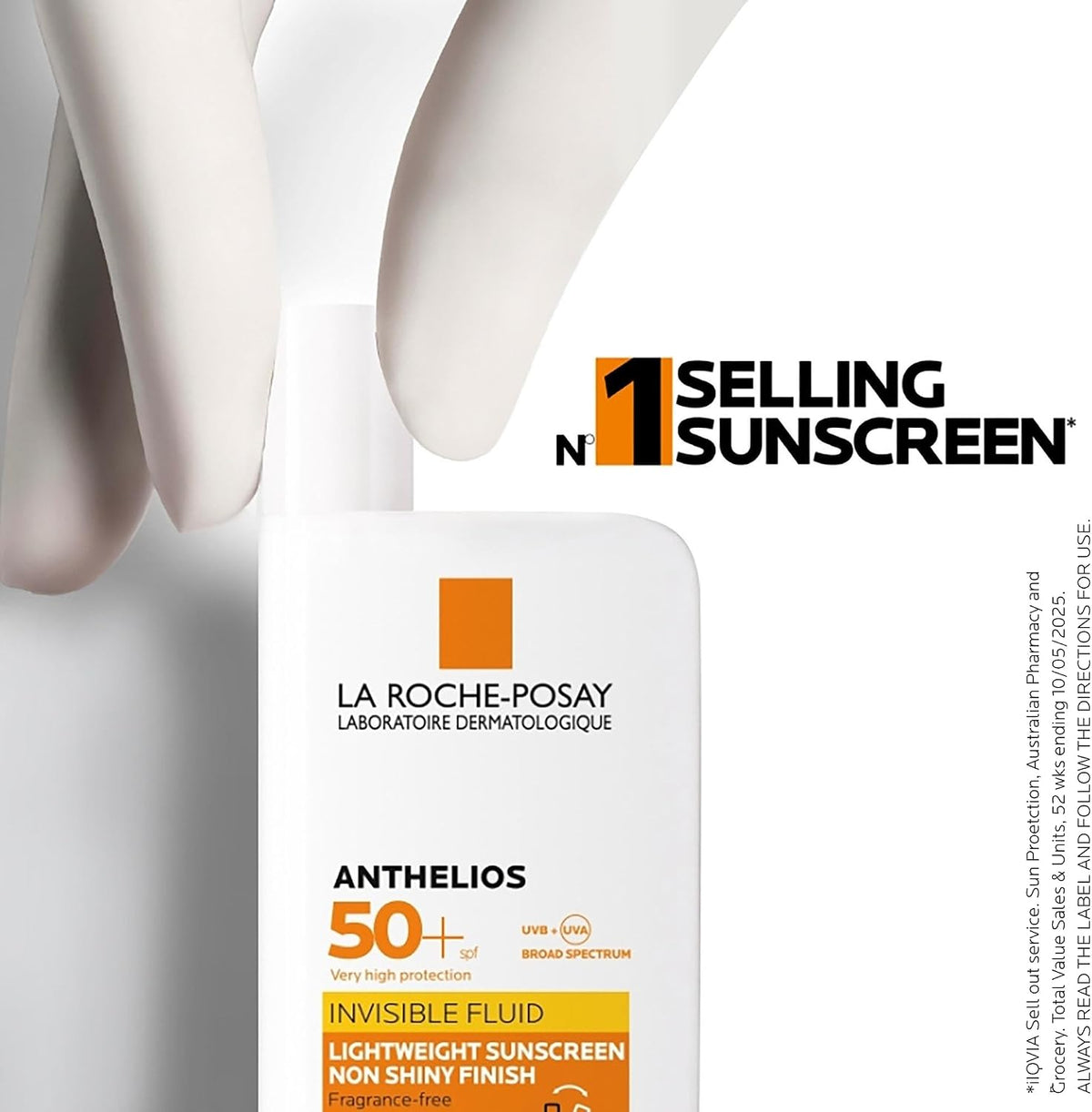 La Roche-Posay Anthelios Invisible Fluid Face Sunscreen SPF50+ 50ml