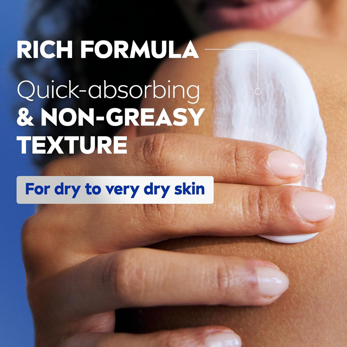 NIVEA Rich Nourishing Body Lotion 400ml | With Almond Oil & Vitamin E | 72-hour Intensive Moisture | Fast-Absorbing Formula | Hydrates & Softens Skin | Nourishes Dehydrated Skin