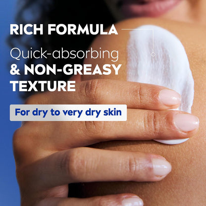 NIVEA Rich Nourishing Body Lotion 400ml | With Almond Oil & Vitamin E | 72-hour Intensive Moisture | Fast-Absorbing Formula | Hydrates & Softens Skin | Nourishes Dehydrated Skin