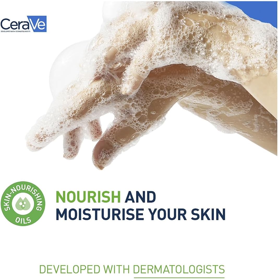 CeraVe Hydrating Foaming Oil Cleanser Face Wash with Ceramides 236ml
