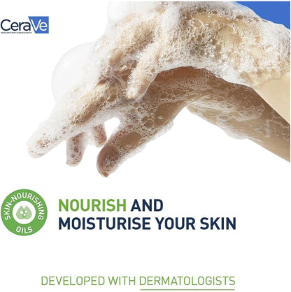 CeraVe Hydrating Foaming Oil Cleanser Face Wash with Ceramides 236ml