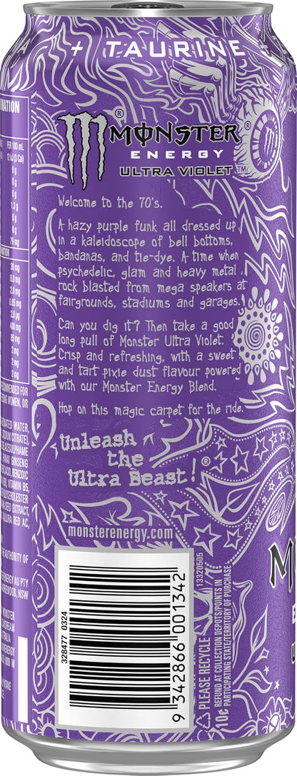 Monster Energy Drink Ultra Violet 24 x 500mL