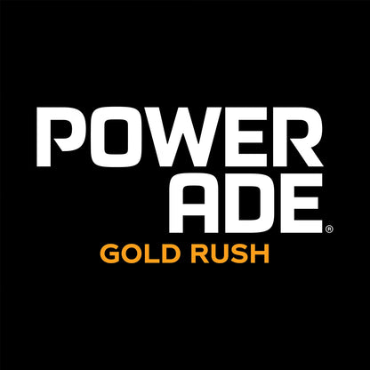 Powerade ION4 Gold Rush Sports Drink Sipper Cap Multipack Bottles 12 x 600mL